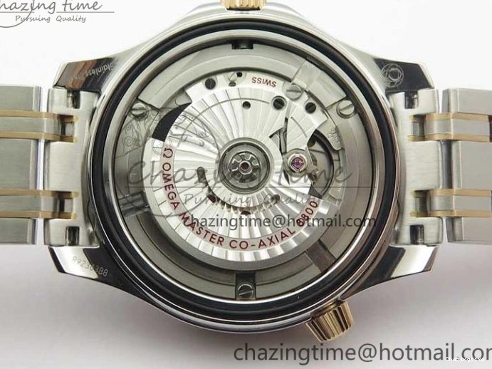 1223 2018 Seamaster Diver 300M SS RG VSF 1:1 Best Edition RG Bezel Blue Dial on SS RG Bracelet A Sleek 7925